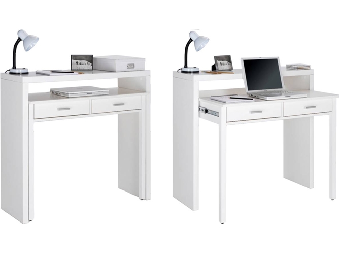 Escritorio SKRAUT HOME ESC16 Blanco (98.6 x 86.9 x 70 cm - MDF)