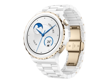 HUAWEI WATCH GT 3 Pro Ceramics Reloj inteligente Correa de cerámica de 43 mm, Pantalla AMOLED de 1,32 pulgadas, Soporte ECG/GPS/Batería de 7 días
