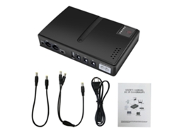 Fuente De Alimentación Ininterrumpida (ups) De 18 W Con Salidas Usb Poe Para Router, Cámara, Módem, Enchufe Usb