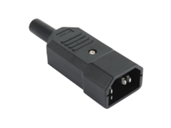 Adaptador De Enchufe De Zinc Reutilizable Iec C13 De 3 Pines, 250 V Ca, 10 A, Color Negro De De