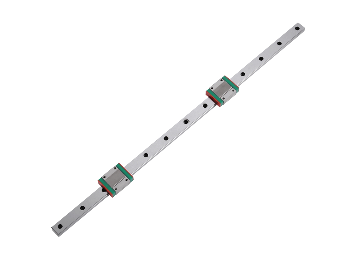 2026velora-1 Pieza Guía Lineal Deslizante Miniatura Y 2 Bloques Conjunto Alta Precisión Plata 500mm