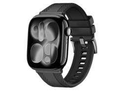 Correa para Apple Watch de 42/41/40/38 mm - Caucho de fluorocarbono con textura de diamante en ambos lados