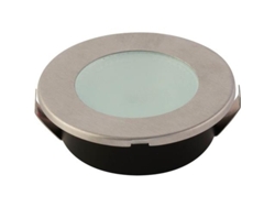 Chrome 2W Matt Round LED LED HOROZ ELECTRIC