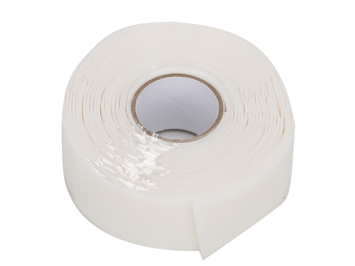 Cinta impermeable para reparar tuberías de PPR, 2,5 cm de ancho, roja/blanca
