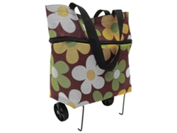 Carrito de la compra plegable con ruedas. Carrito portátil y reutilizable para supermercados y uso diario. Ligero y fácil de transportar. GOKOCO