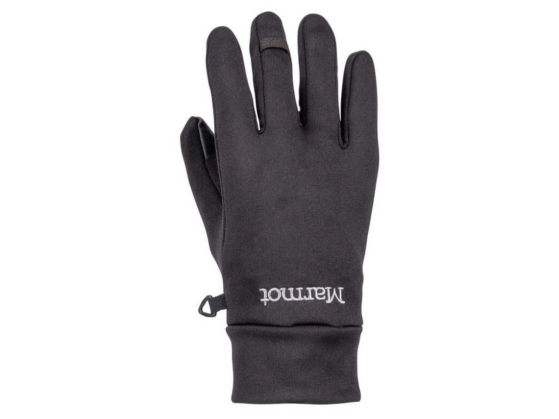 Guantes MARMOT Luvas Power Stretch Connect Preto XS Homem