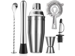 Juego De Coctelera 6 Piezas 750 Ml Herramientas Para Hacer Coctelera De Acero Inoxidable Gertiz