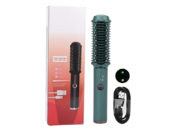 Pincel Alisador De Pelo Ajustable En Temperatura Con Carga Usb Inalámbrica Y Mango Ergonómico
