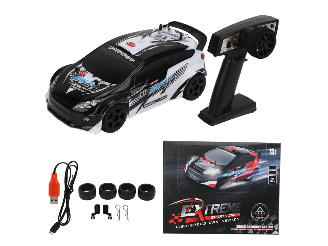 Coche Teledirigido A Escala 1:24, 20 Km/h De Alta Velocidad, Tracción 2wd Con Esp, Juguete Para Niños.