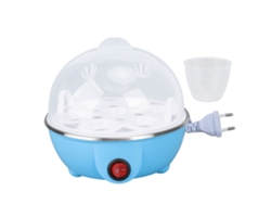 KOFIHETY Cocedor de huevos eléctrico con apagado automático, antiquemaduras en seco, capacidad para 7 huevos, diseño de pollo, taza medidora para huevos escalf