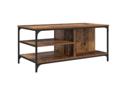 Mesa de centro HARLANV1 de madera antigua, 100x50x45 cm