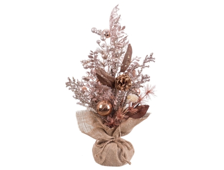 Árbol de Navidad Cobre Plástico Piñas 50 cm