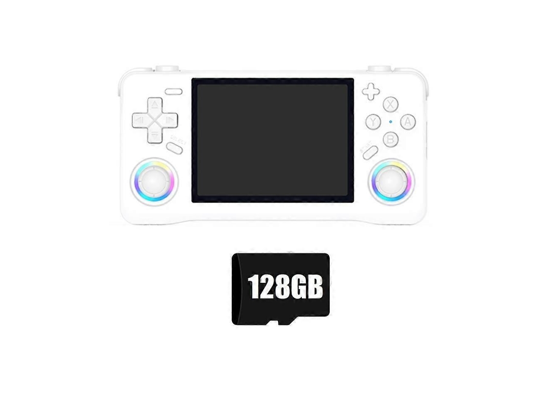 Consola de videojuegos portátil retro Xf35h con 128 GB de juegos preinstalados, pantalla IPS de 3,5 pulgadas, Wi-Fi y Linux | GOKOCO