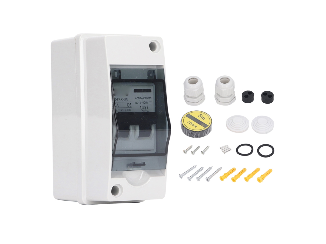 Disyuntor miniatura de 3 pines, 32 A y 6 kA | Sin marca