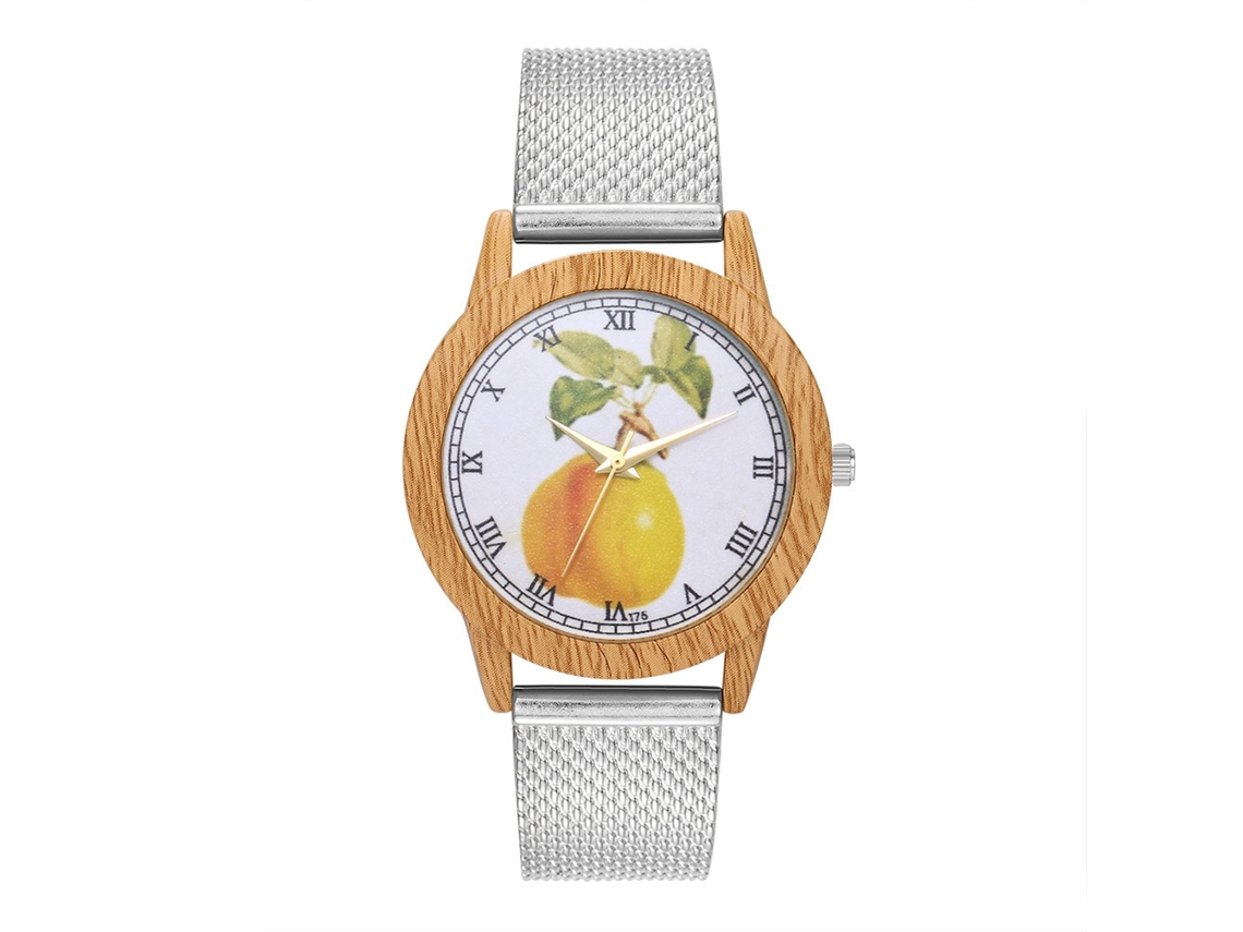 Reloj De Pulsera Cuarzo Unisex Zhoulianfa T75-f Correa Malla Plata