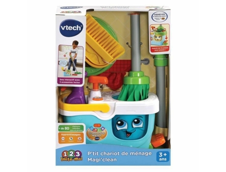 Accesorio de Casas de Juguete VTECH Little Magi'clean Cleaning Trolley (Edad Mínima Recomendada: 3 años)