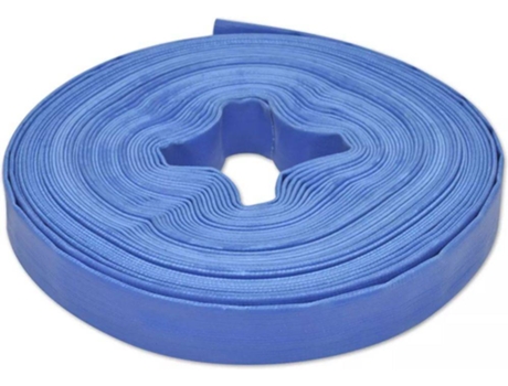 vidaXL Manguera plana de agua 25 m 1" PVC