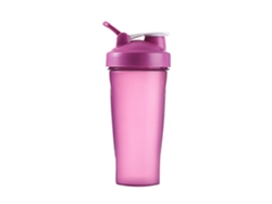 Botella mezcladora de proteínas de 600 ml, vaso medidor, botella portátil para granizados de fitness