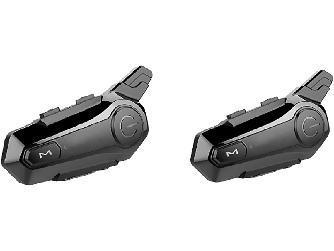 2 Intercomunicadores Bluetooth Para Casco De Motociclismo Para Exteriores
