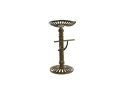 Taburete de metal dorado 44x33x82cm ALEXANDRA HOUSE LIVING