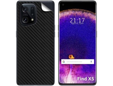 Carcasa Oppo Find X5 Lite 5G TUMUNDOSMARTPHONE Vinilo Textura Carbono Multicolor