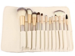 Juego De Brochas De Maquillaje Con Usb Portátil (12 Piezas)