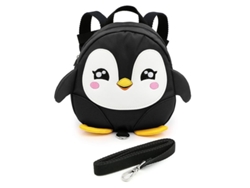 Mochila Antipérdida Para Niños Pequeños Con Collar De Seguridad, Diseño De Pingüino Adorable, Para Edades De 1 A 3 Años.