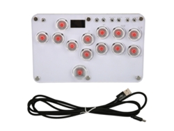 Controle arcade com luzes LED EOOCOO