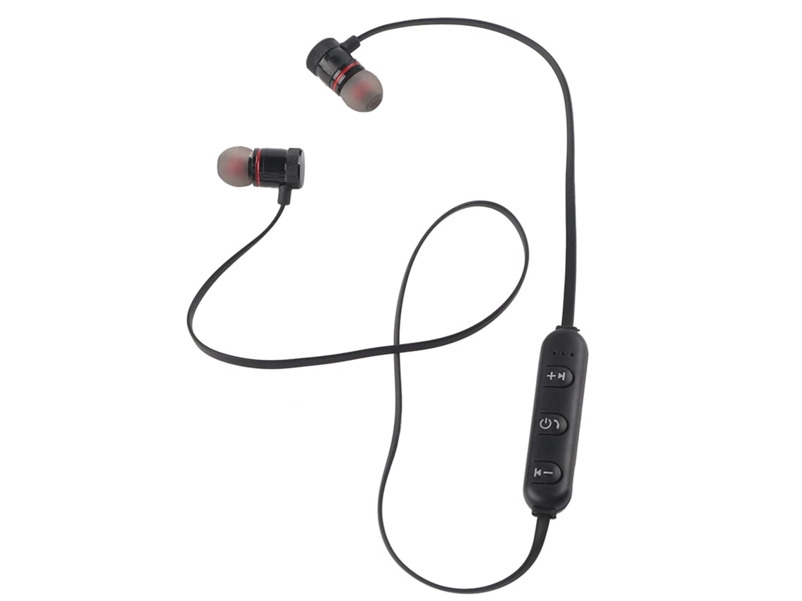 Auriculares Bluetooth (bluetooth 4.1 Metal Magnético) Ligeros Hi-fi Estéreo Universal Deportivos Inalámbricos Para Android Y Apple
