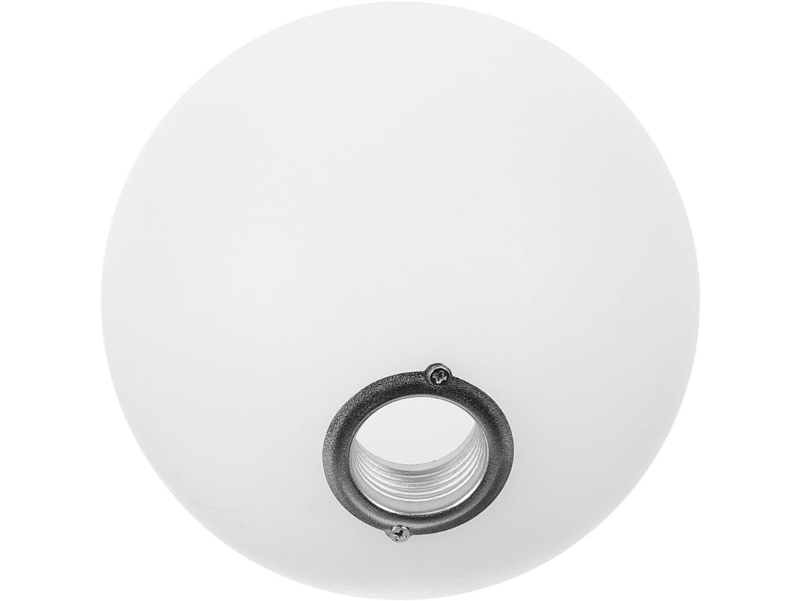 Lámpara de mesa esférica duradera de acrílico blanco para sala y comedor, ideal para reemplazar Gokoco