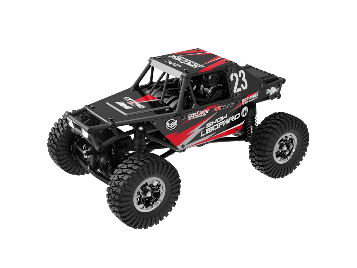 Versión Sin Escobillas Negra udirc Ucx2405 Ucx2405 Pro Rtr 1/24 2.4g 4wd Brushless Rock Crawler Off-road Led Proporcional Amortiguadores Aceite
