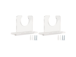 Soporte Para Bates De Béisbol, 2 Unidades, Acrílico Resistente Para Exhibición Vertical, Colgador De Pared.