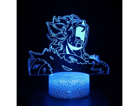 Bola naga 7 warna lampu malam led anime super saiyan son goku vegeta 3d mini lampu meja sentuh malam mainan untuk anak-anak hadiah natal