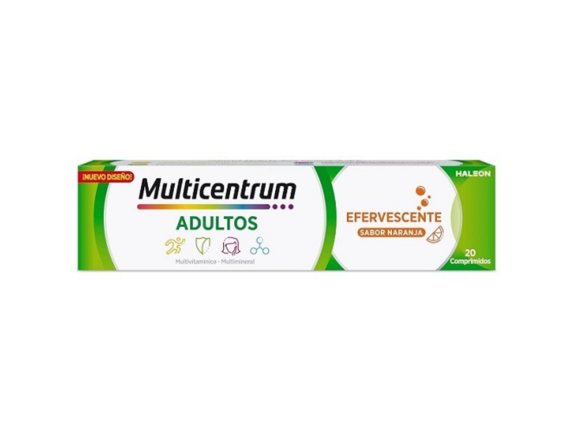 Complemento Alimentar MULTICENTRUM Efervescente (20 tabletes efervescentes)