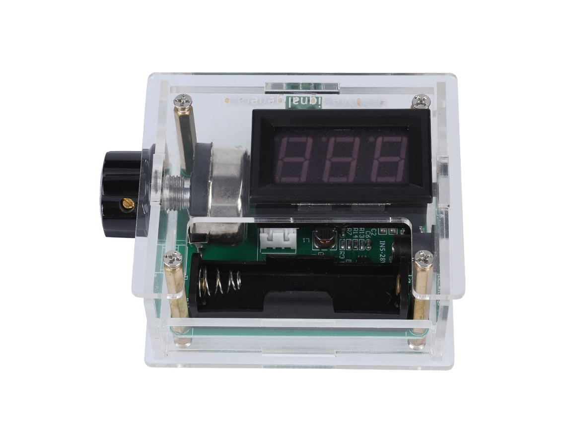 Generador de señales analógicas portátil (recargable, pantalla LED digital)