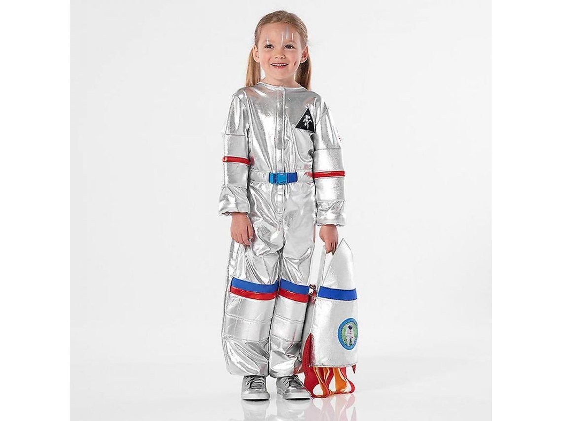 2026-disfraz De Astronauta Traje Espacial Para Niños Mono Aventura Disfraz De Halloween Cosplay Acx S(105cm-115cm) Ropa De Astronauta