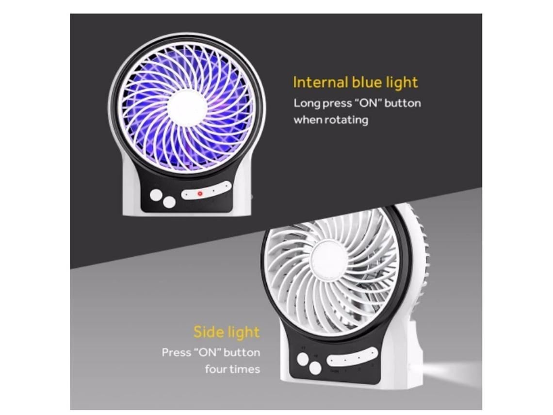 Ventilador Portátil YIZHOOD Fans374 Blanco