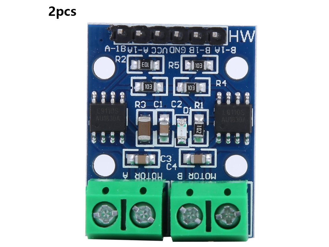 Módulo Controlador De Motor De Cc De Doble Canal Con Chip L9110s 2.5-12v 0.8a 2 Unidades