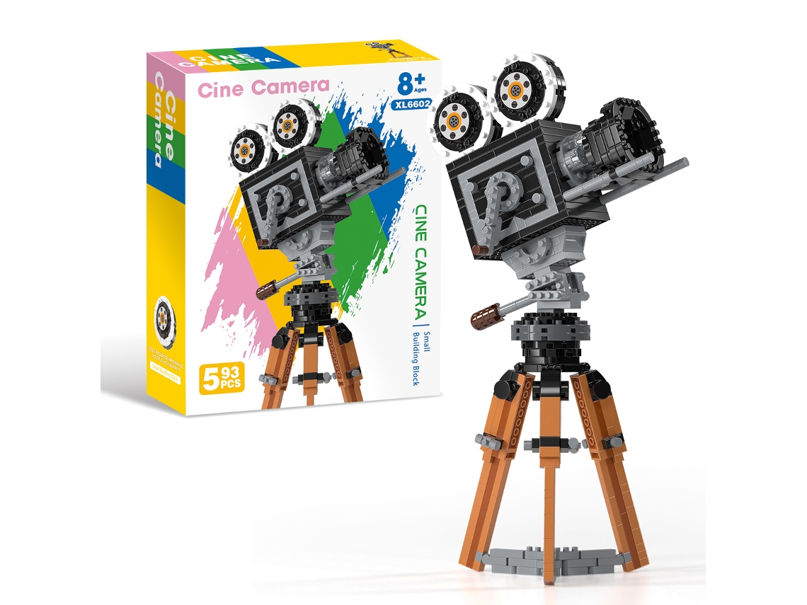 (estilo 2) 802 Mini Bloques De Construcción Modelo De Cámara Polaroid Retro Regalo De Cumpleaños