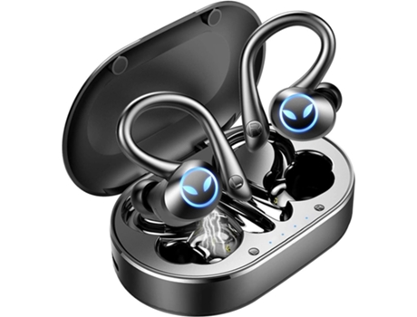Auriculares Bluetooth True Wireless Bluetooth Deportes Inalámbrico Inalámbrico Bluetooth con 2 Hd Mik con Ca