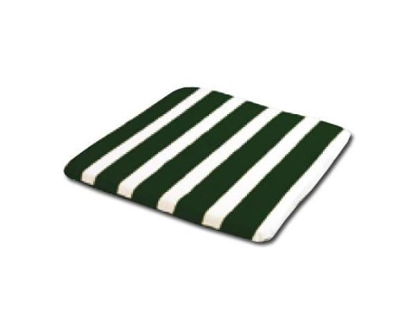 Playa cojin cuadrado (4 und)verde-blanco 38x42x1.5cm 10402