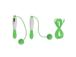 Junli-cuerda Saltar Con Contador Ajustable Fitness Verde