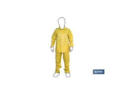 Traje agua amarillo poliester/pvc talla xxl