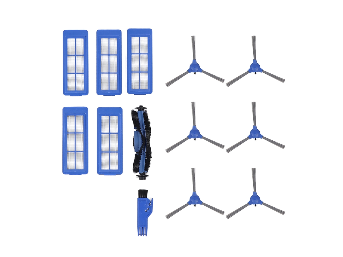 Repuestos para aspiradora g10 g20 g30 11s max: 5 filtros, 6 cepillos laterales, 1 cepillo cilíndrico | Sin marca