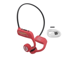 Auriculares profesionales Bluetooth 5.0 IP68 de 16 g en color rojo