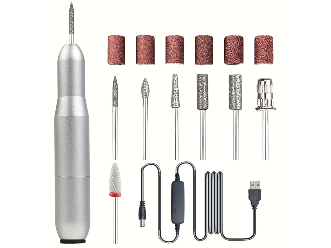 Set Profesional De Taladro Eléctrico Para Uñas, Kit De Cuidado De Uñas, Para Uso Doméstico O En Salón De Belleza.