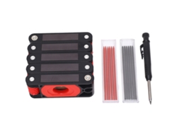 Lápiz Mecánico Sólido Y Juego De Nivel Plegable Para Carpintería, Herramienta De Medición De Madera