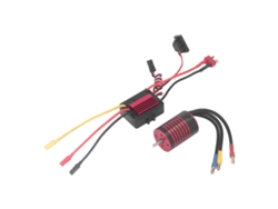 Conjunto Motor Esc Sem Escova 2838 4400kv E Esc 35a Para Carro Rc 1/14 1/16 Substituição Vermelho