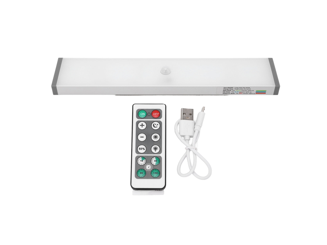 2026-luz Led Con Sensor De Movimiento Para Armarios Recargable Usb Con Imán Batería Operada