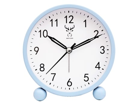 ELKUAIE Despertador Reloj analógico clásico con batería vintage